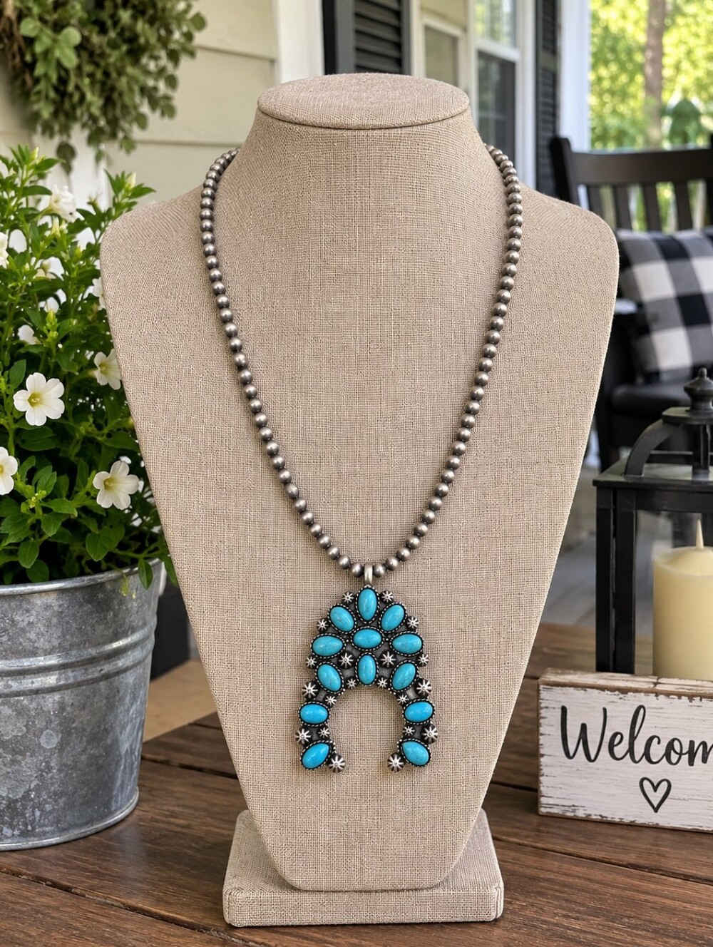 Southwestern Style NAJA Necklace Mwr